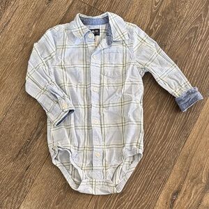 OshKosh B'gosh Blue and White Baby Shirt